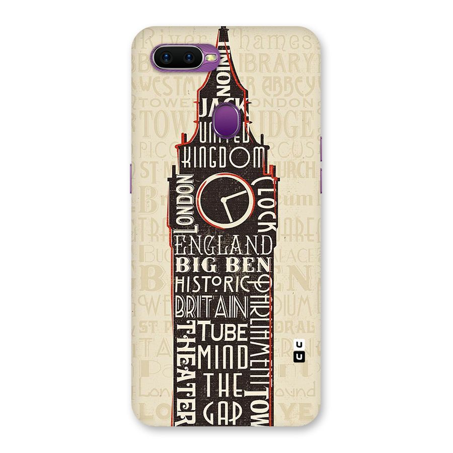 Cap City Design Back Case for Oppo F9