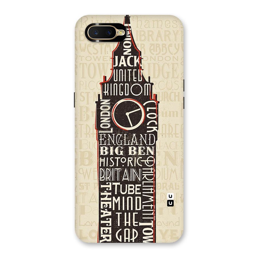 Cap City Design Back Case for Oppo K1