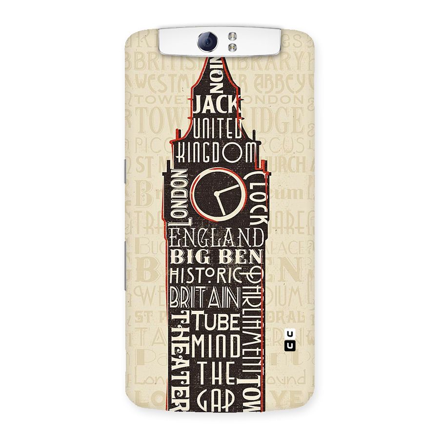 Cap City Design Back Case for Oppo N1