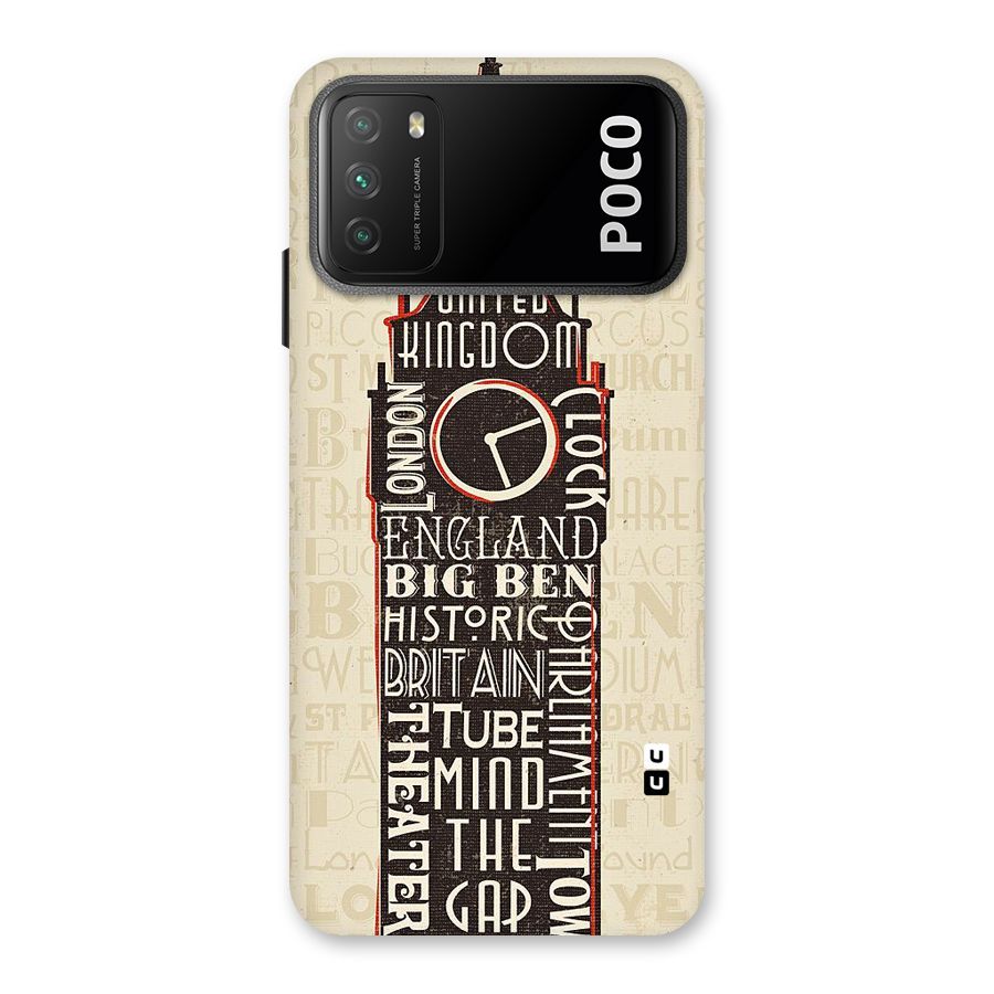 Cap City Design Back Case for Poco M3