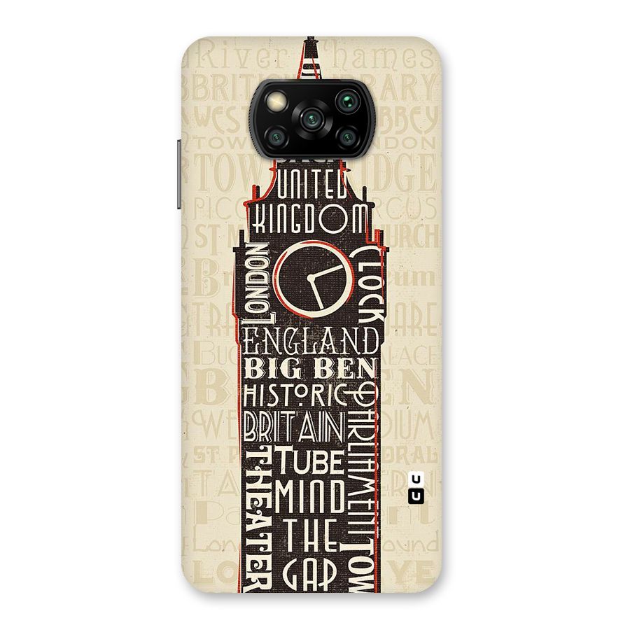 Cap City Design Back Case for Poco X3