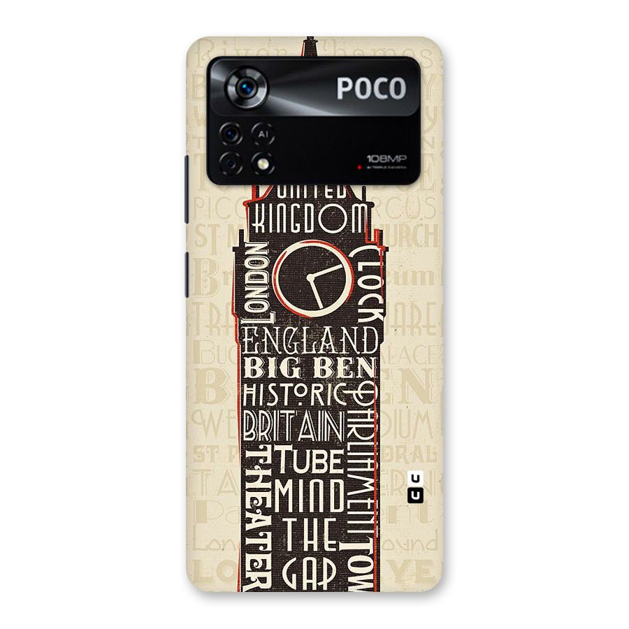 Cap City Design Back Case for Poco X4 Pro 5G