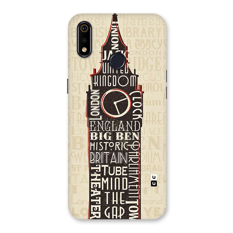 Cap City Design Back Case for Realme 3i