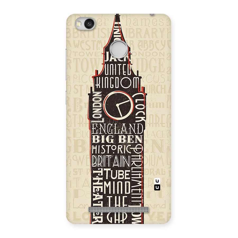 Cap City Design Back Case for Redmi 3S Prime