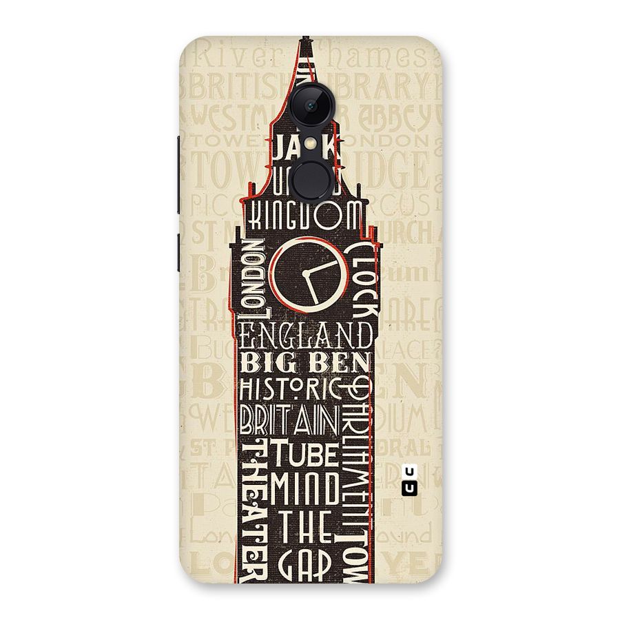 Cap City Design Back Case for Redmi 5
