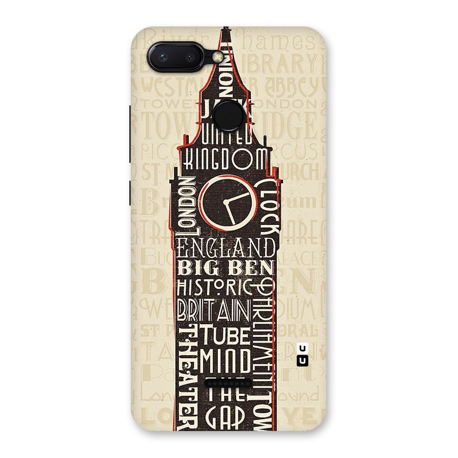 Cap City Design Back Case for Redmi 6