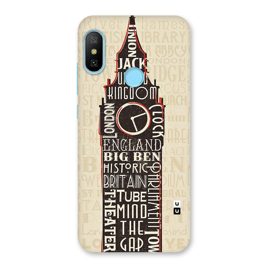 Cap City Design Back Case for Redmi 6 Pro