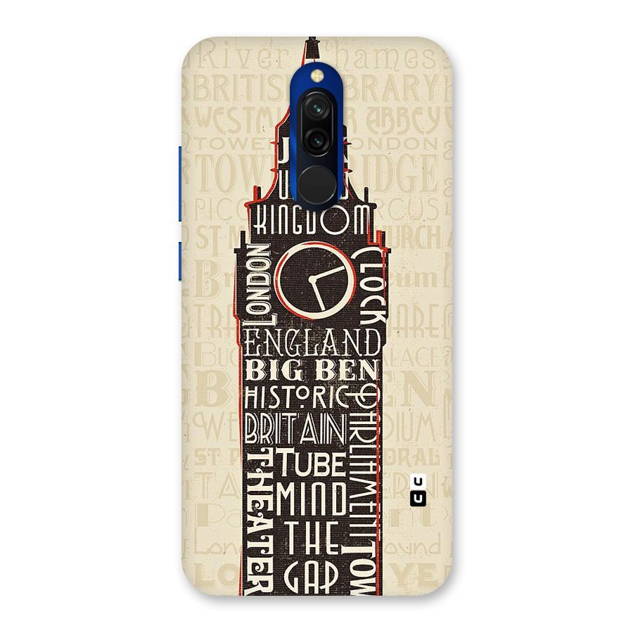 Cap City Design Back Case for Redmi 8