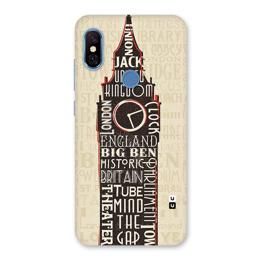 Cap City Design Back Case for Redmi Note 6 Pro