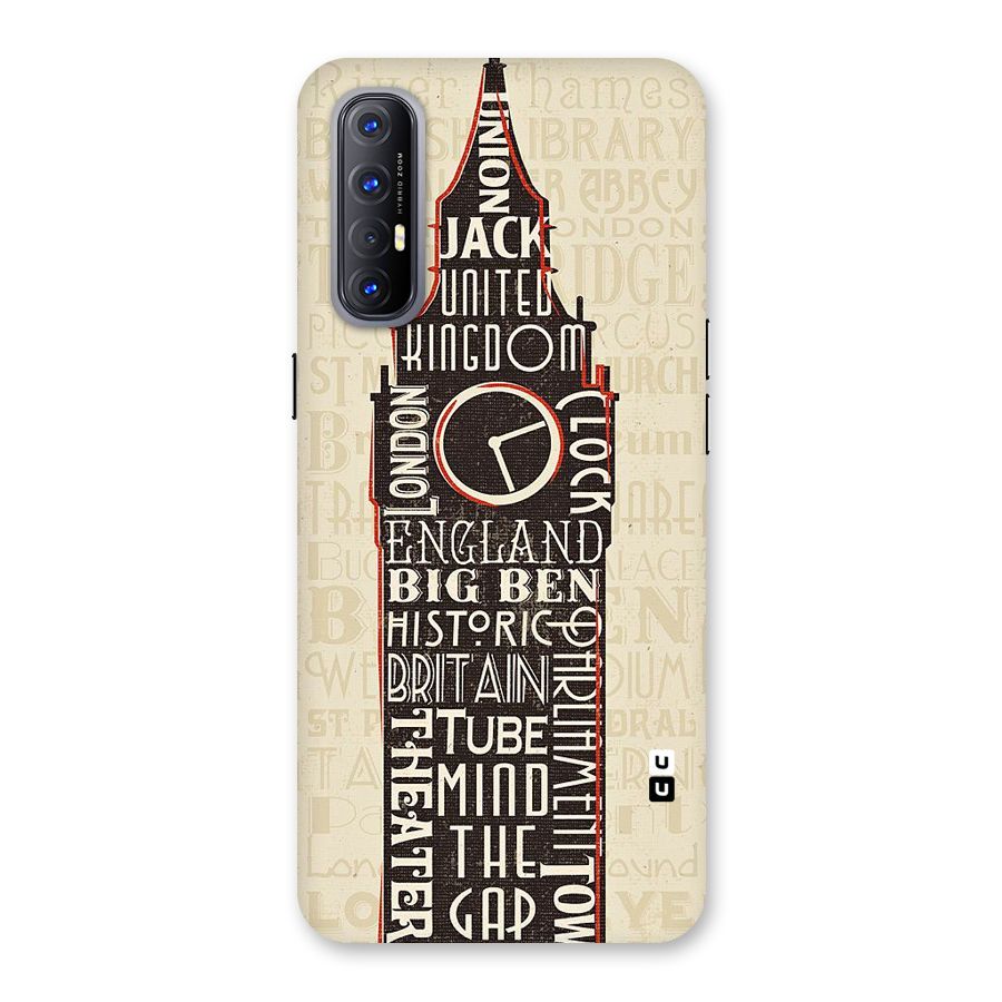 Cap City Design Back Case for Reno3 Pro