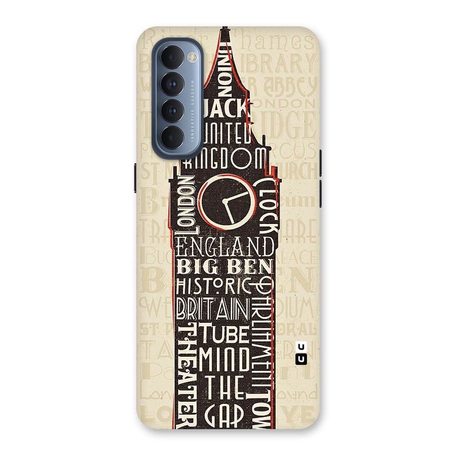 Cap City Design Back Case for Reno4 Pro