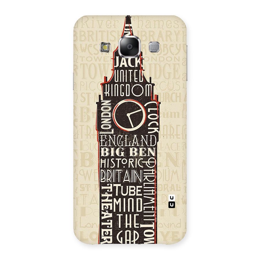 Cap City Design Back Case for Samsung Galaxy E5