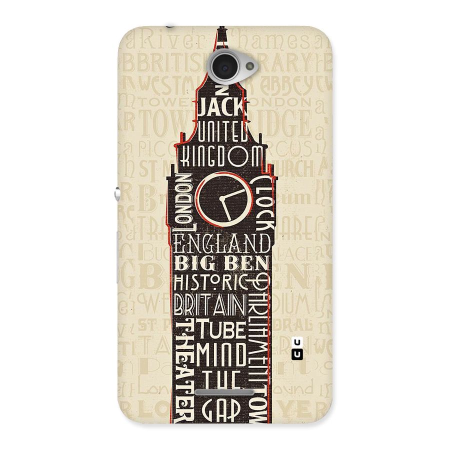 Cap City Design Back Case for Sony Xperia E4