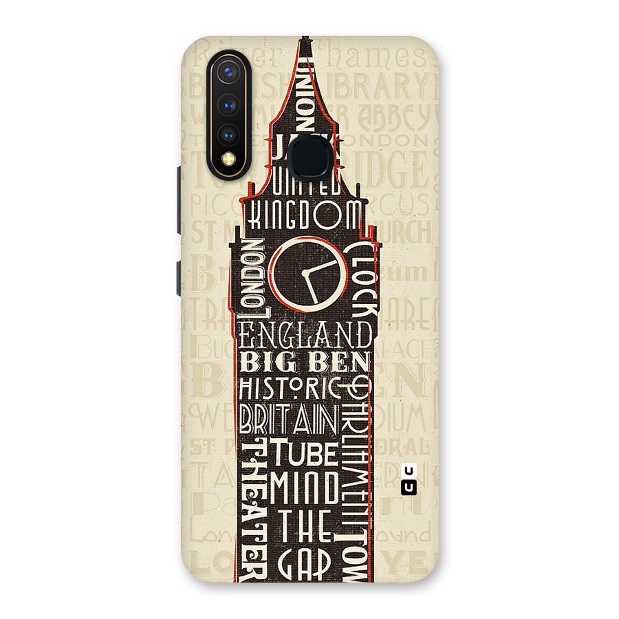 Cap City Design Back Case for Vivo U20