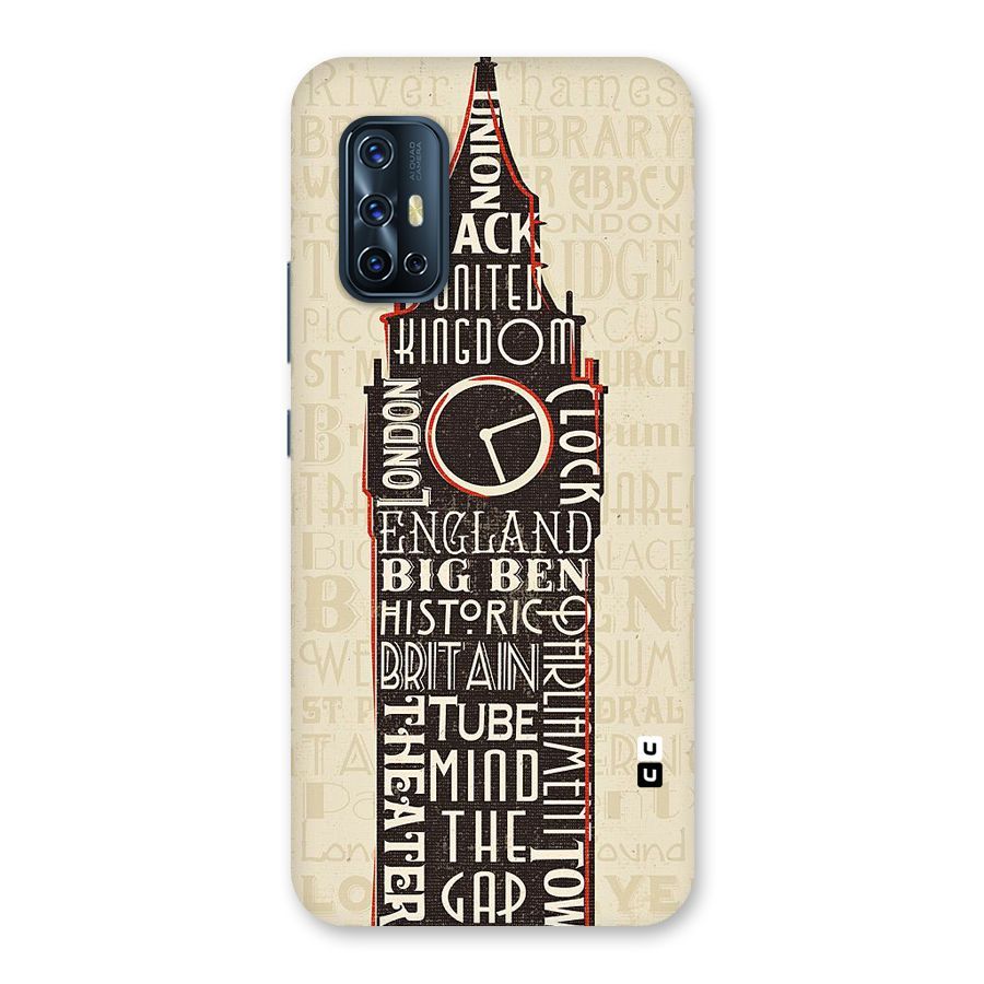 Cap City Design Back Case for Vivo V17