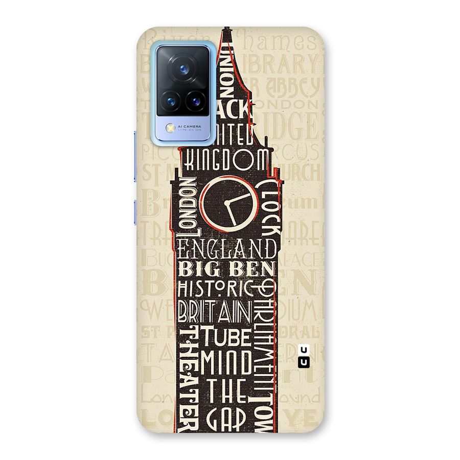 Cap City Design Back Case for Vivo V21 5G