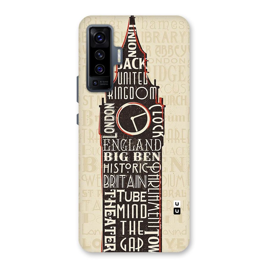 Cap City Design Back Case for Vivo X50