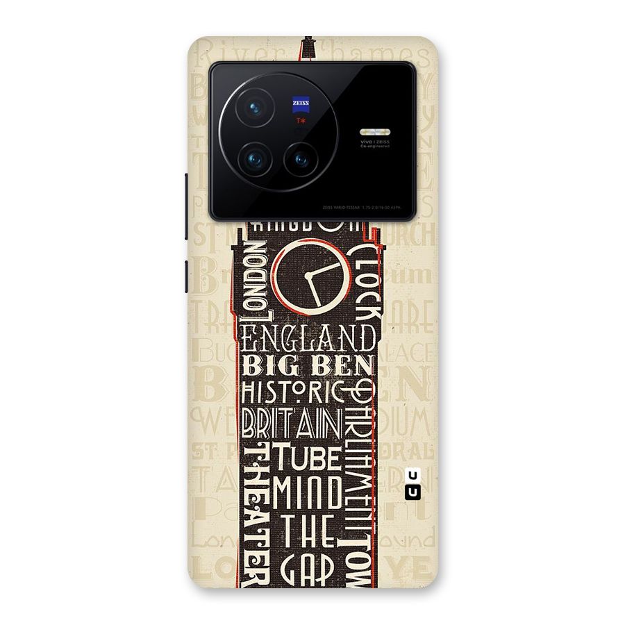 Cap City Design Back Case for Vivo X80