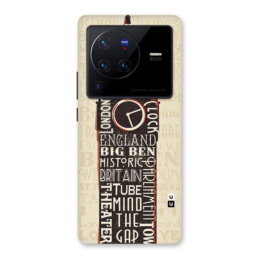 Cap City Design Back Case for Vivo X80 Pro
