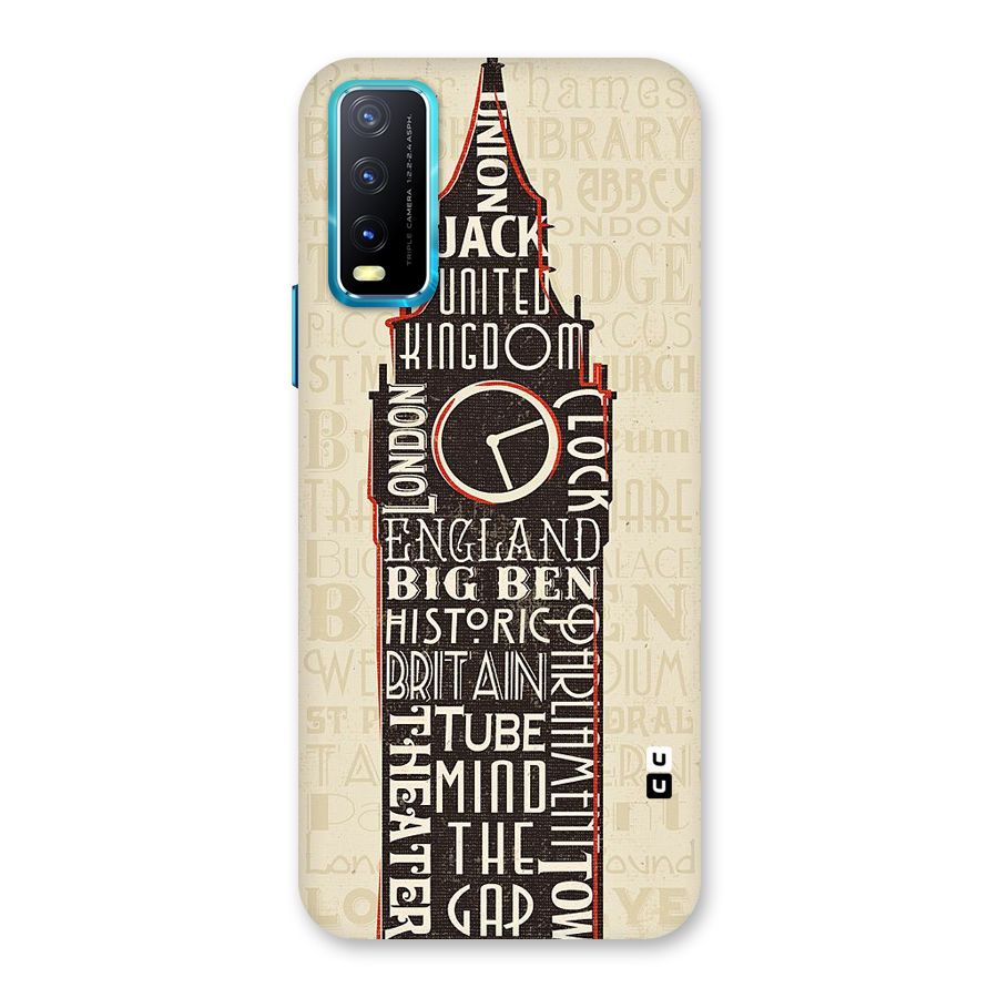 Cap City Design Back Case for Vivo Y20