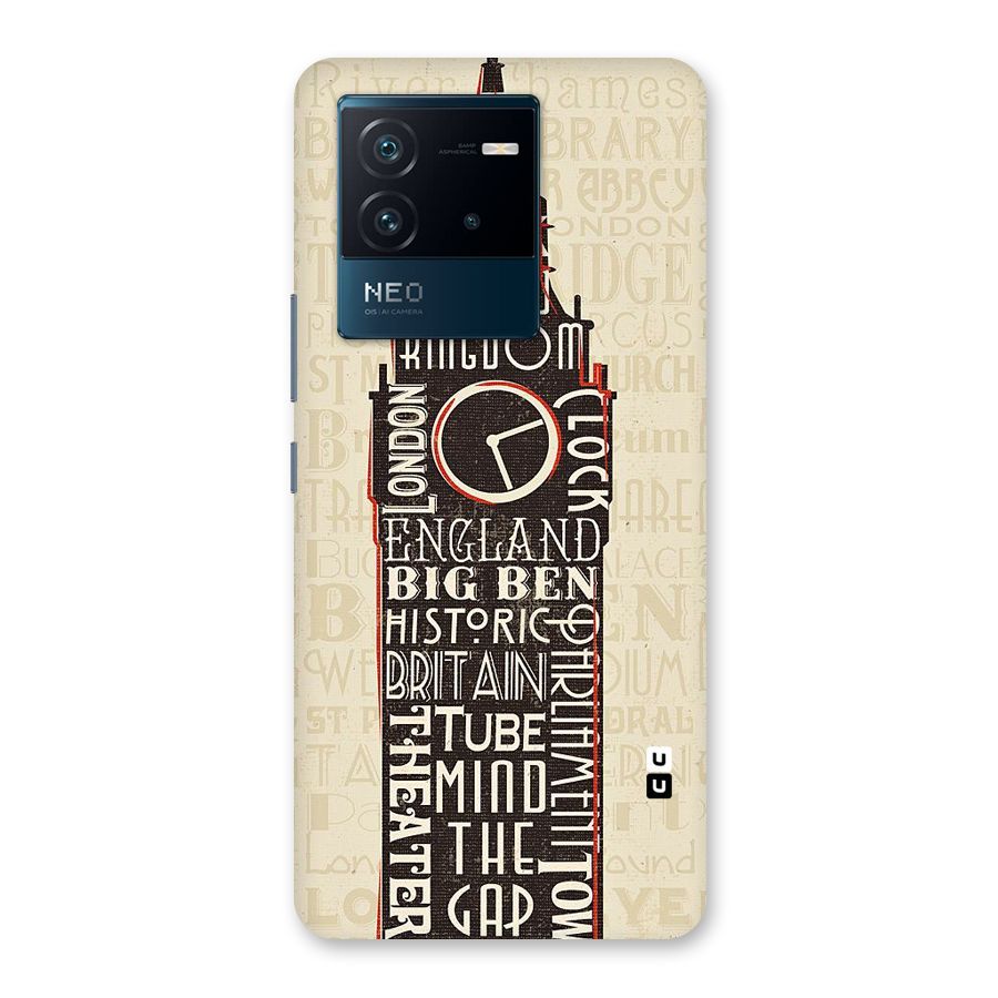 Cap City Design Back Case for Vivo iQOO Neo 6 5G
