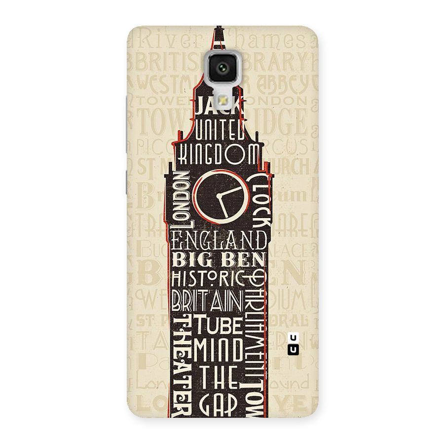 Cap City Design Back Case for Xiaomi Mi 4