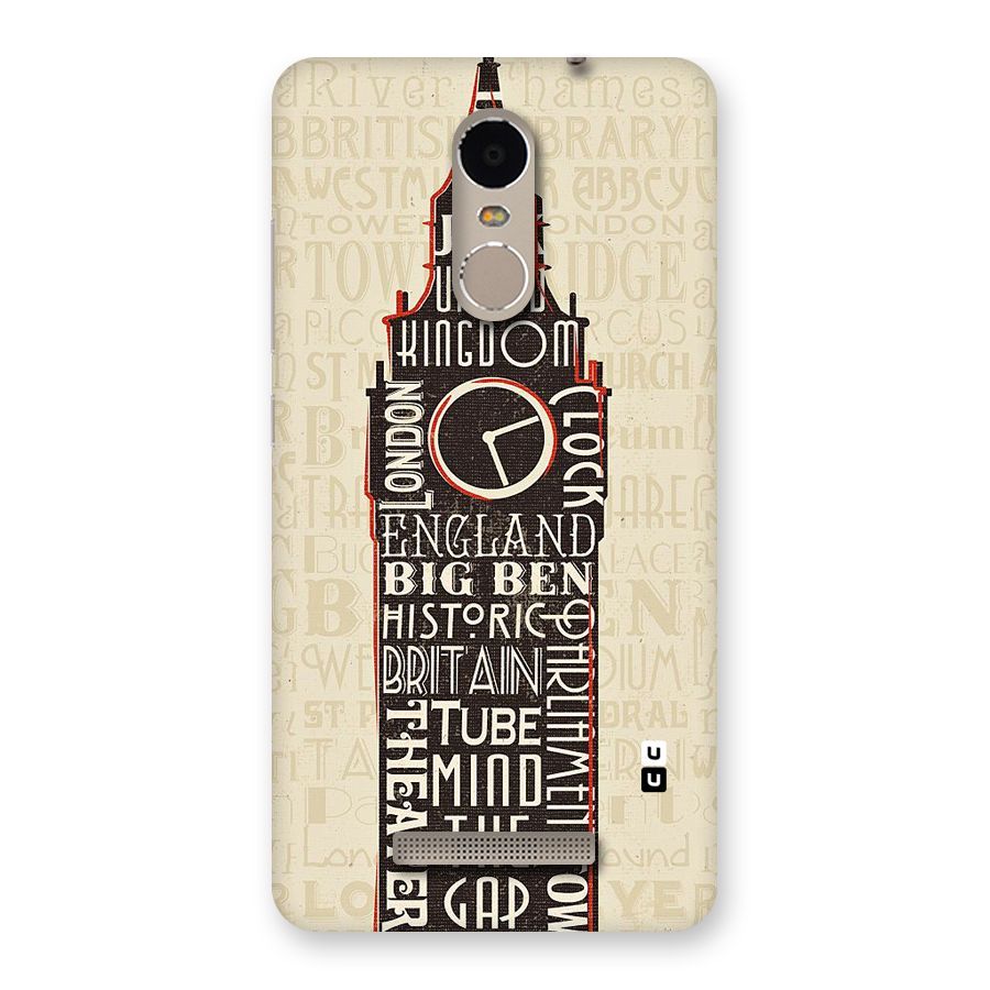 Cap City Design Back Case for Xiaomi Redmi Note 3