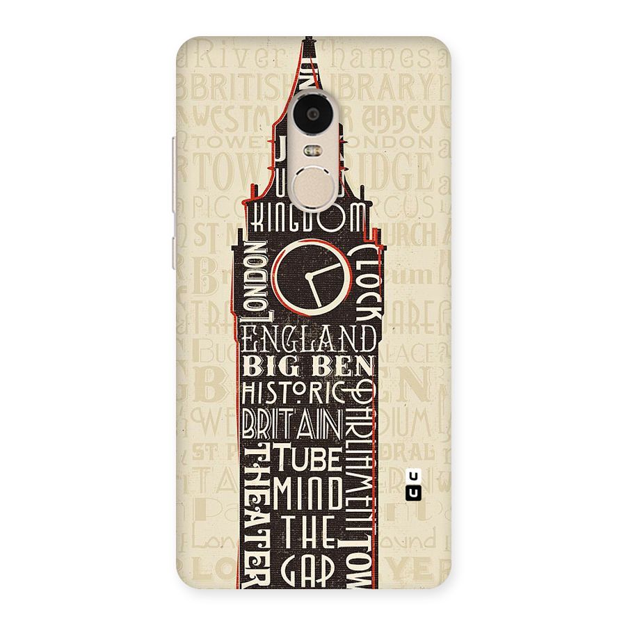 Cap City Design Back Case for Xiaomi Redmi Note 4