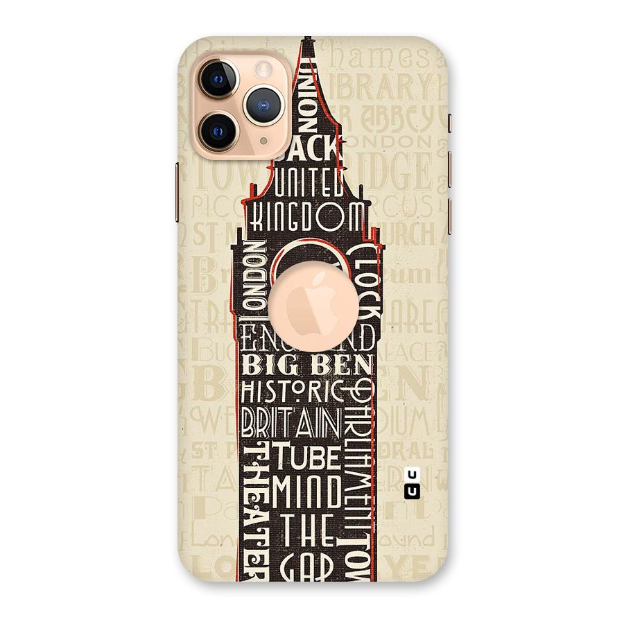 Cap City Design Back Case for iPhone 11 Pro Max Logo Cut