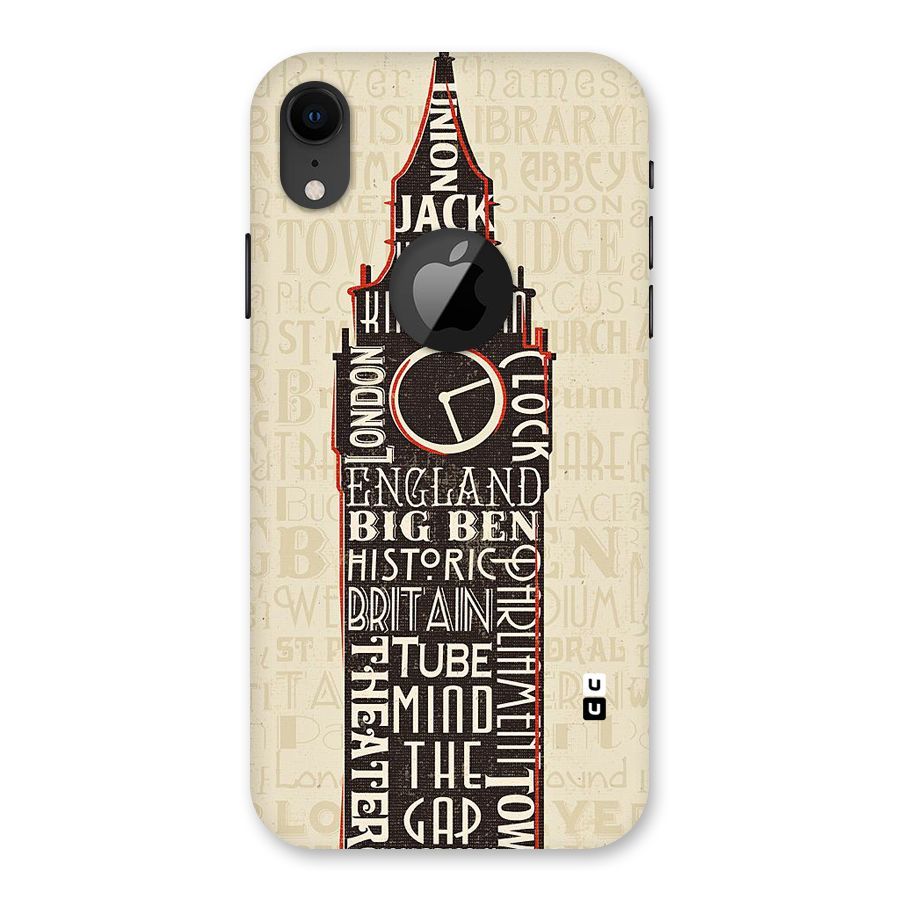 Cap City Design Back Case for iPhone XR Logo Cut