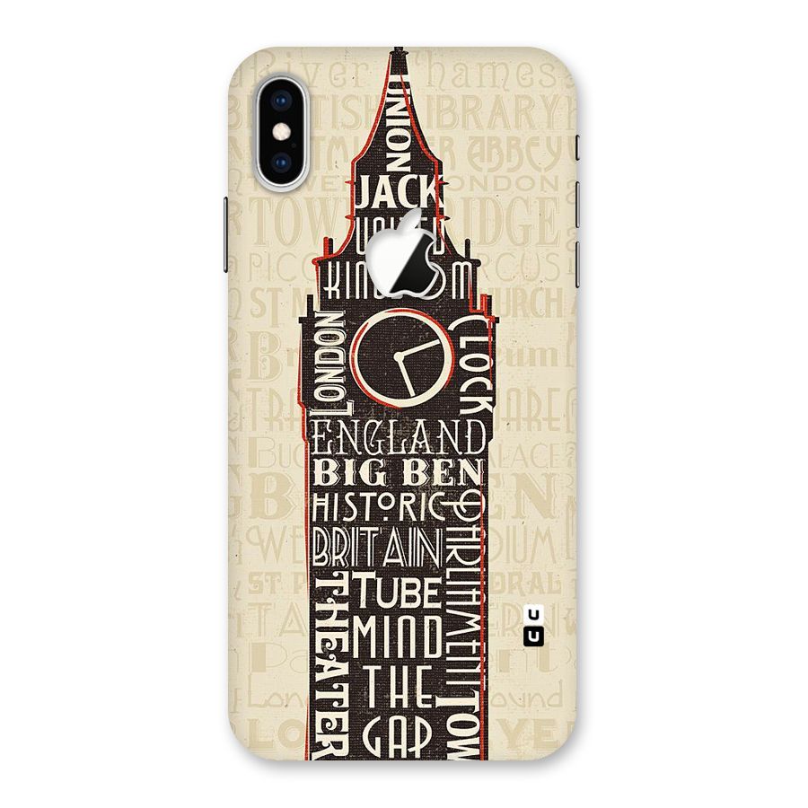 Cap City Design Back Case for iPhone XS Max Apple Cut