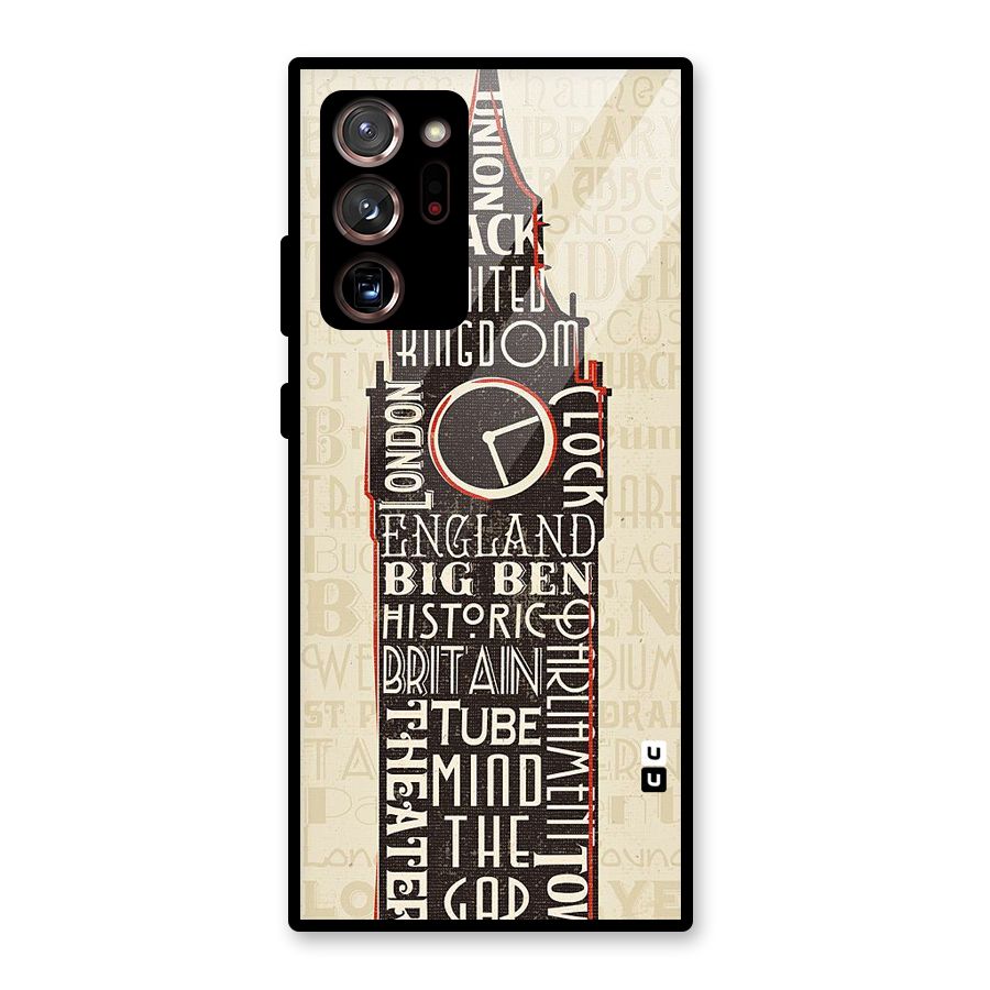 Cap City Design Glass Back Case for Galaxy Note 20 Ultra