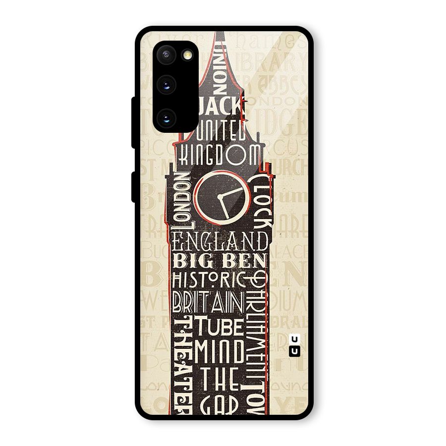 Cap City Design Glass Back Case for Galaxy S20 FE 5G