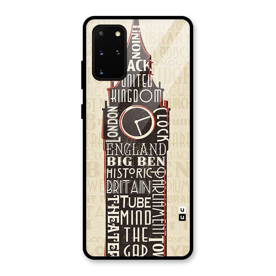 Cap City Design Glass Back Case for Galaxy S20 Plus