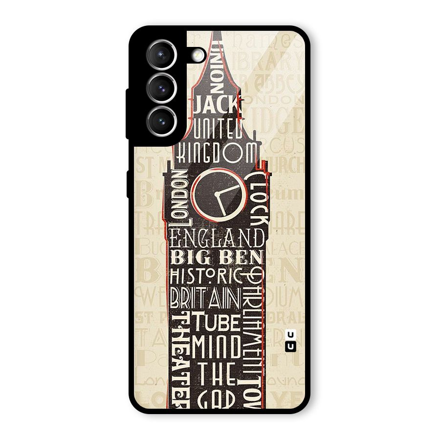Cap City Design Glass Back Case for Galaxy S21 5G