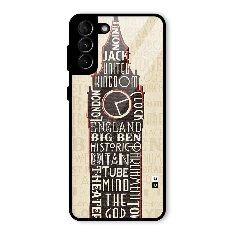 Cap City Design Glass Back Case for Galaxy S21 Plus