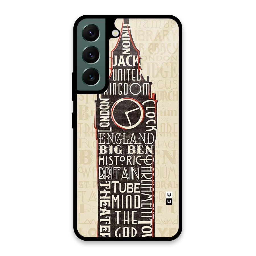 Cap City Design Glass Back Case for Galaxy S22 5G