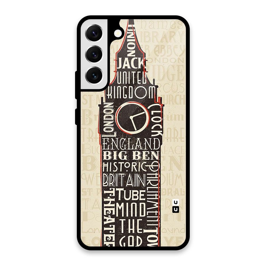 Cap City Design Glass Back Case for Galaxy S22 Plus 5G