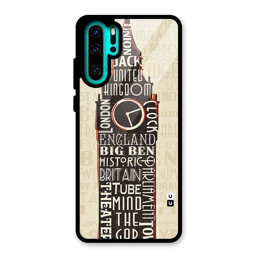 Cap City Design Glass Back Case for Huawei P30 Pro