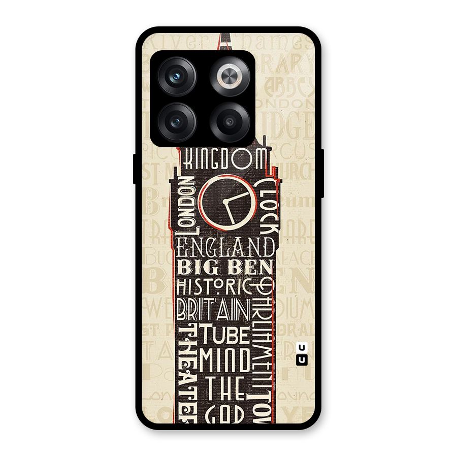Cap City Design Glass Back Case for OnePlus 10T