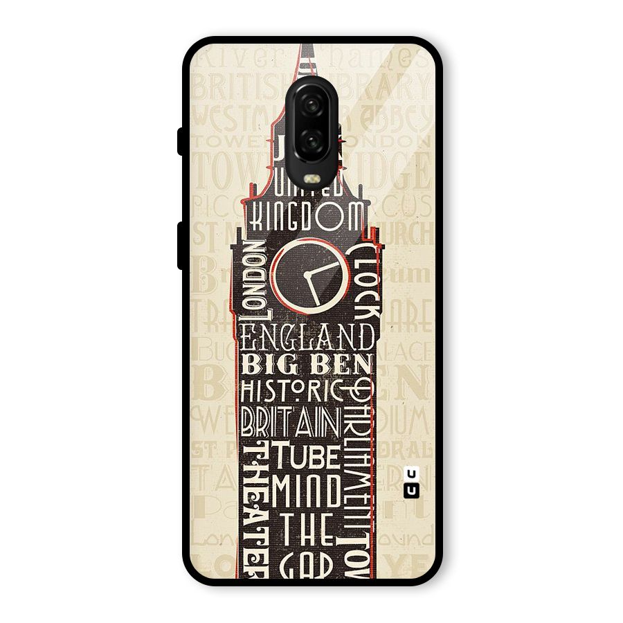 Cap City Design Glass Back Case for OnePlus 6T