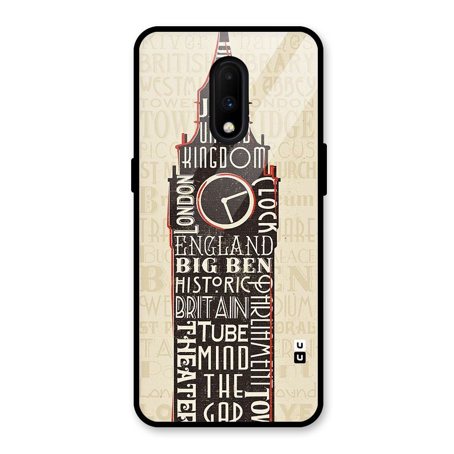 Cap City Design Glass Back Case for OnePlus 7