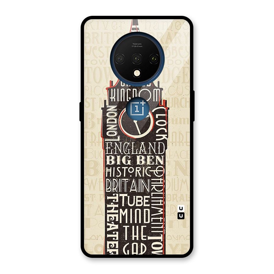 Cap City Design Glass Back Case for OnePlus 7T