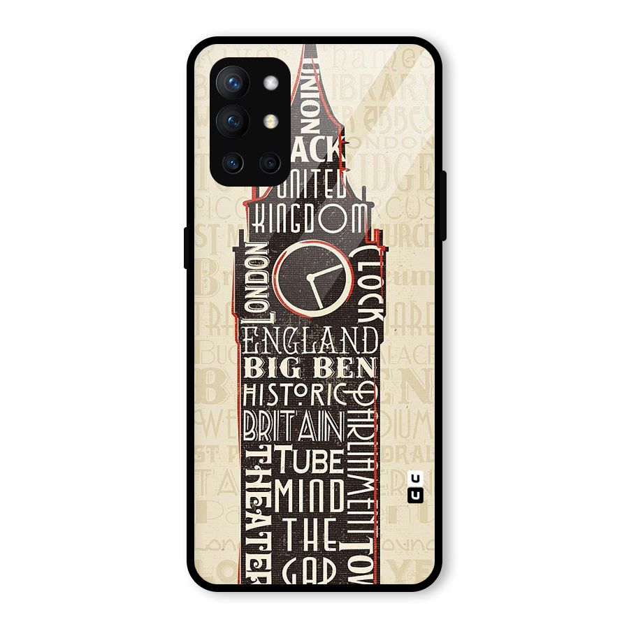 Cap City Design Glass Back Case for OnePlus 9R