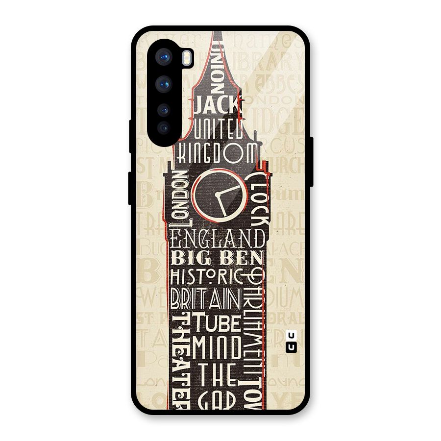 Cap City Design Glass Back Case for OnePlus Nord