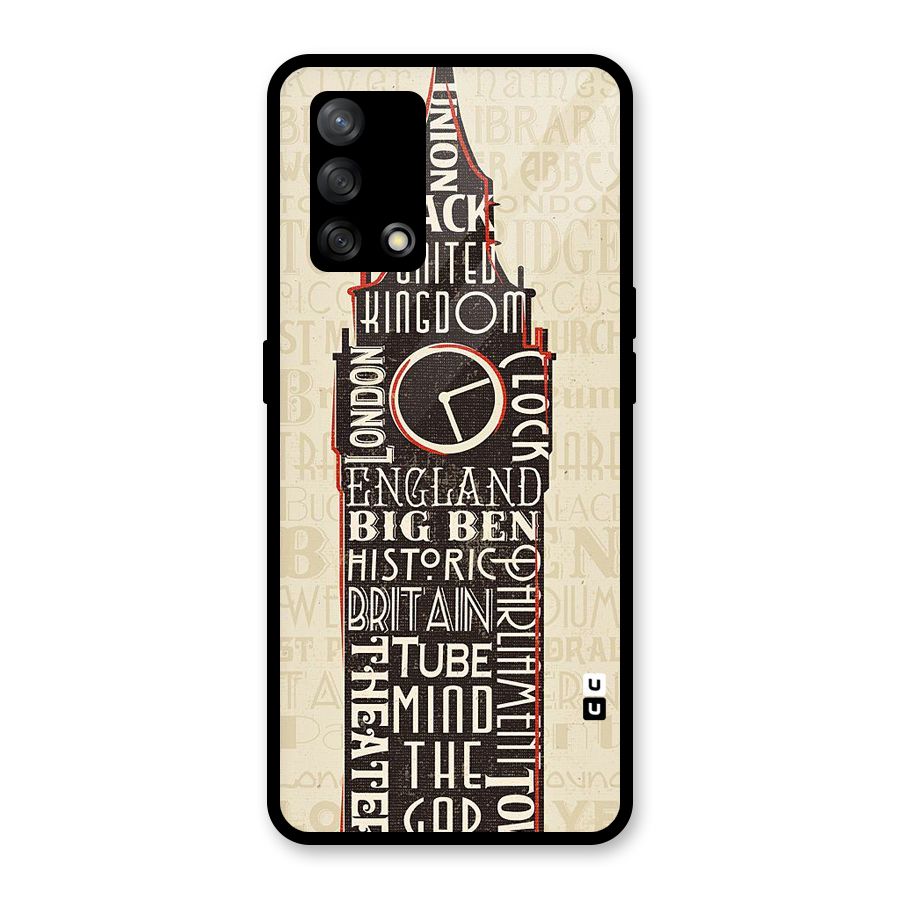 Cap City Design Glass Back Case for Oppo F19