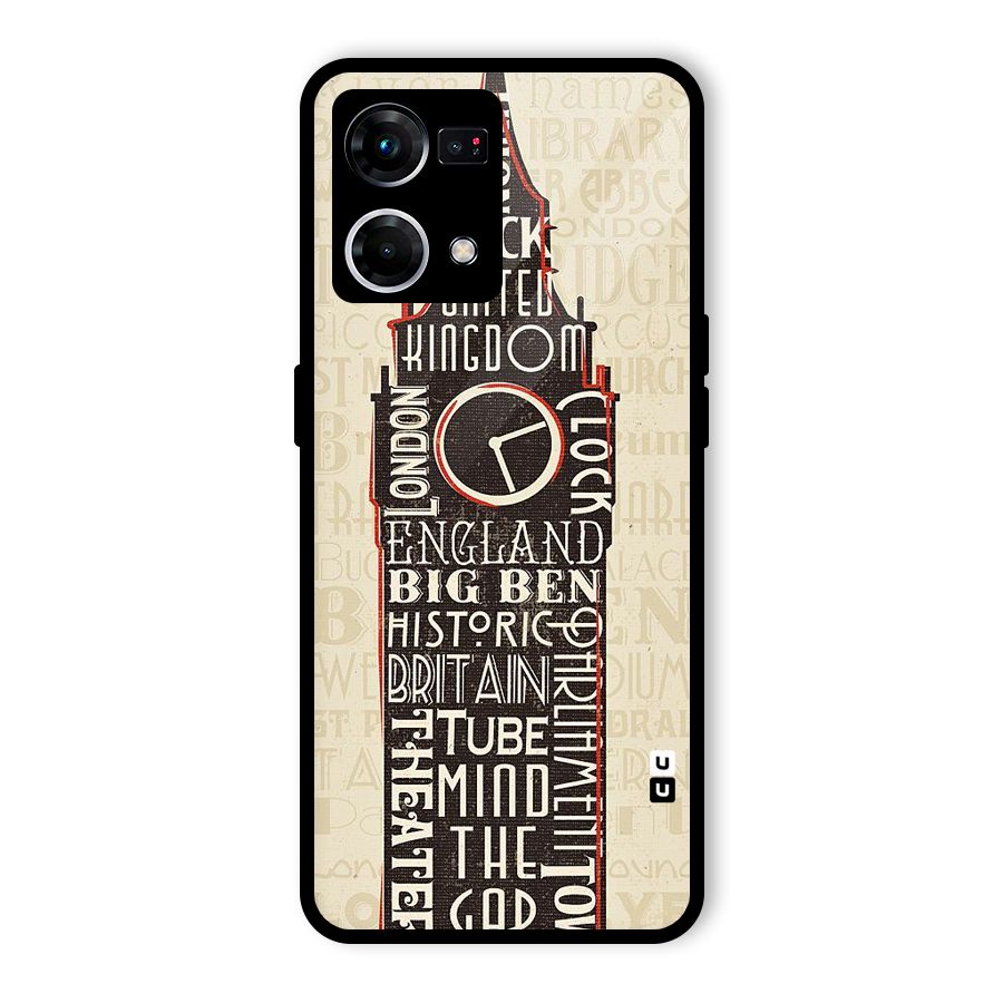 Cap City Design Glass Back Case for Oppo F21 Pro 5G
