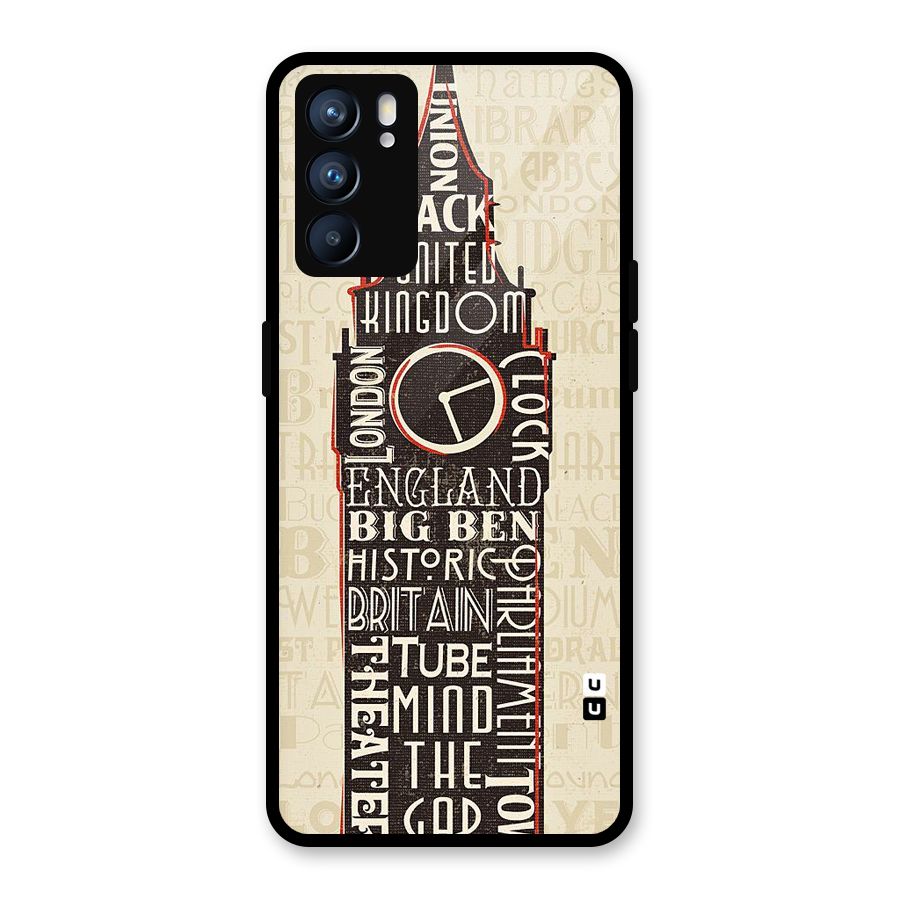 Cap City Design Glass Back Case for Oppo Reno6 5G
