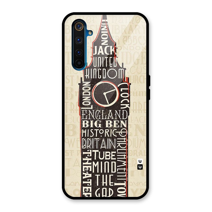 Cap City Design Glass Back Case for Realme 6 Pro
