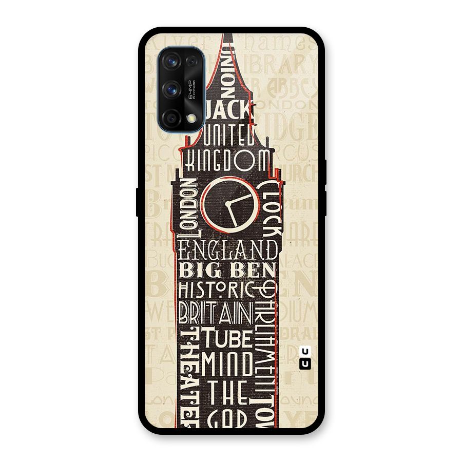 Cap City Design Glass Back Case for Realme 7 Pro